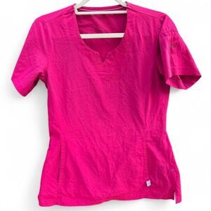 Pink Koi Ashley Scrub Top | XS | Nurse